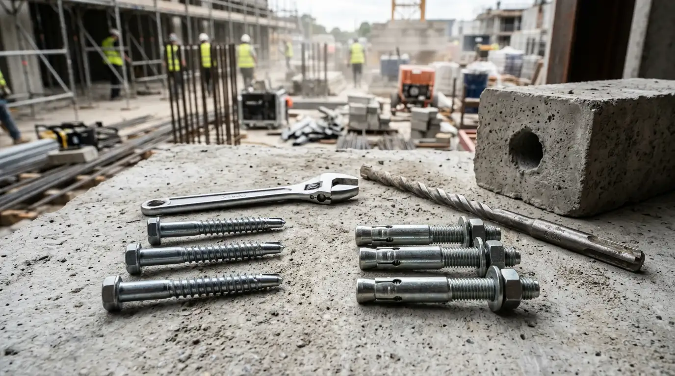 Concrete Screws vs Expansion Bolts: Which Is Better for Your Site?